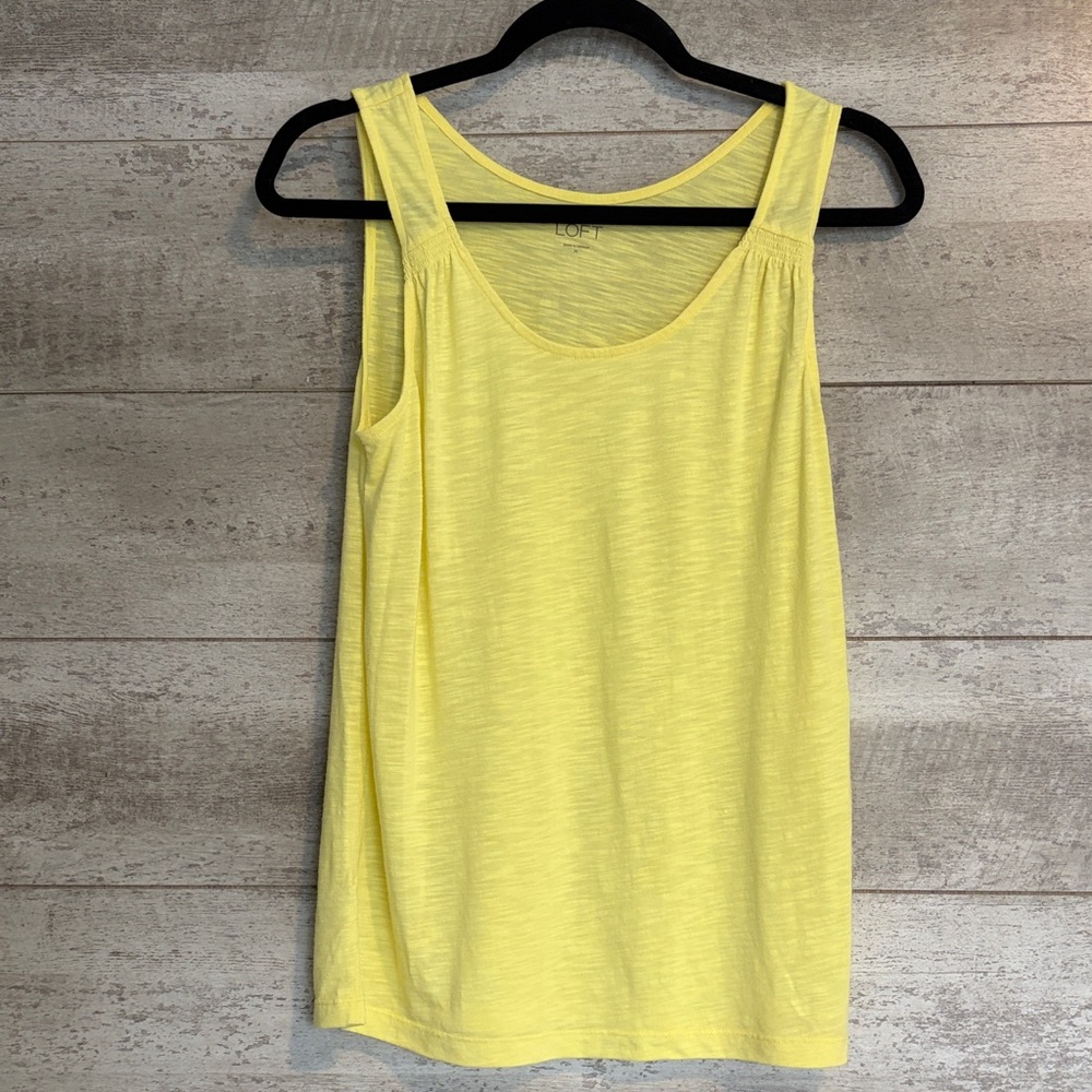 LOFT Sunny Yellow Tank Top